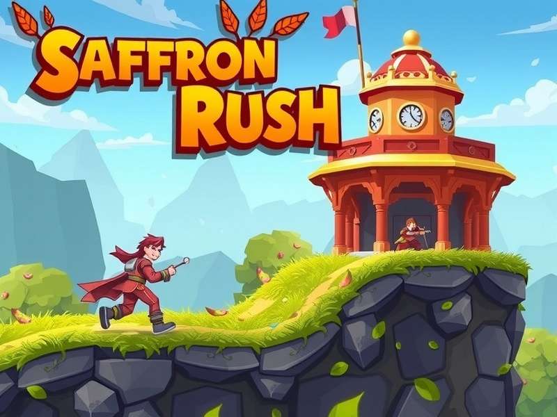Saffron Rush Pro gameplay screenshot